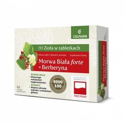 Morwa Biała forte + Berberyna, 60tabl.powl.