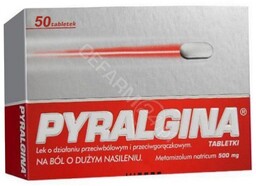 Pyralgina 500 mg, 50 tabletek