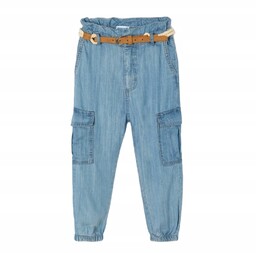 Spodnie dziewczęce Mayoral 3590 jeans jogger r.104