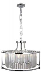 Asbury P - lampa kryształowa żyrandol Hampton chrom