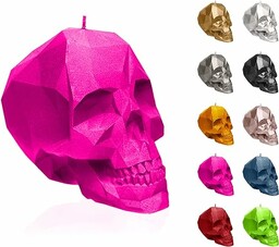 Candellana Świeca mała czaszka Low Poly wysokość: 7,5