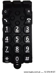 PNJK1229Z, klawiatura do słuchawki telefonów Panasonic serii KX-TGB2xx