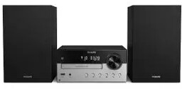 Philips TAM4205/12 60W Bluetooth Radio FM Czarno-srebrny Mikro