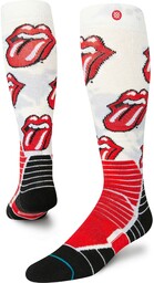 podkolanówki STANCE (ROLLING STONES) LICKS SNOW SOCKS Black