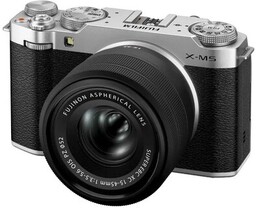 FUJIFILM Aparat bezlusterkowy X-M5 Srebrny + Obiektyw XC