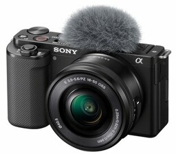 SONY Aparat bezlusterkowy ZV-E10LBD (ZVE10LBDI.EU) Czarny, 24.2Mpix, UHD