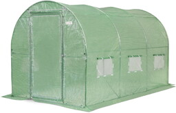 Tunel foliowy 2x3m Garden Point zielony z drzwiami