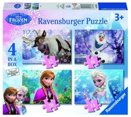 Ravensburger Puzzle 4w1 Kraina Lodu