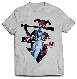 2BNerd batman83-t-shirt Harley Quinn Silhouette l, Gadżet Unisex