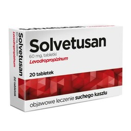 SOLVETUSAN 60mg - Hamuje nadproduktywny suchy kaszel 20