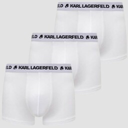 KARL LAGERFELD Komplet białych bokserek Logo Trunk Set