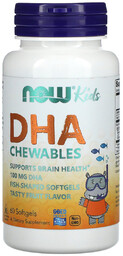 Now Foods DHA Kid''s - Prawidłowy rozwój mózgu