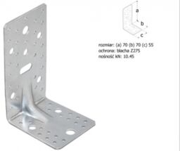 Domax KP4 Kątownik z przetłoczeniem 10szt 4024 70x70x55mm