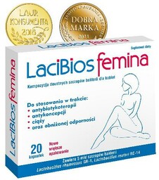 LaciBios Femina - 20 kaps. >> 0zł za