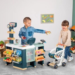 SMOBY Maximarket Wózek Elektroniczną Kasą ze Skanerem Waga