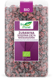 Bio Planet Żurawina suszona cięta niesłodzona 1 kg