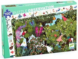 Puzzle dla dzieci Observation Zabawy w ogrodzie 100