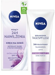 24H Nawilżenia kojący krem na dzień SPF15 50ml