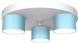 Lampa sufitowa plafon DIXIE BLUE 3x GX53 szer.