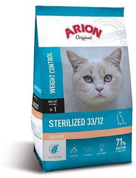 Arion Original Weight Control Cat Sterilised Salmon 7.5