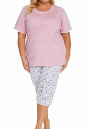 Piżama damska Dn-nightwear PB.5365 papaya 2-3XL