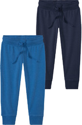 lupilu Spodnie dresowe chłopięce, 2 pary (86/92, Granatowy/niebieski)