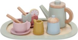 Drewniany zestaw do herbaty Tea Set Little Dutch