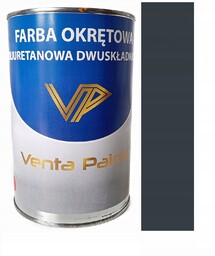 Farba Okrętowa Poliuretanowa Szara Ral 7016 1L