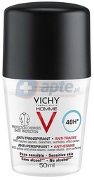 VICHY HOMME dezodorant przeciw śladom 48H roll-on 50ml