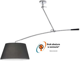 Lampa wisząca abażur BARCELONA chrom AZ2288 - Azzardo