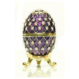 Rzeźba figurka SZKATUŁKA JAJKO FABERGE P23088C