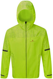 RONHILL Kurtka biegowa męska LIFE NIGHTRUNNER JACKET fluo-żółta