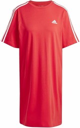 adidas Kobiety Essentials 3-Stripes Single Jersey Boyfriend Tee