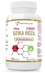 PROGRESS LABS Dzika Róża Extract 750mg 120caps