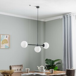 TK Lighting Lampa wisząca Celeste z kulistym szkłem,