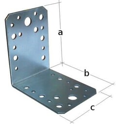 Kątownik łącznikowy KŁ-3 90mm x 90mm x 65mm