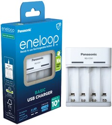 Ładowarka akumulatorków Ni-MH Panasonic Eneloop BQ-CC61 USB EKO