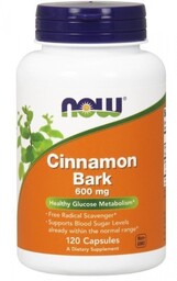 Suplement diety, Now - Cinnamon bark - 120