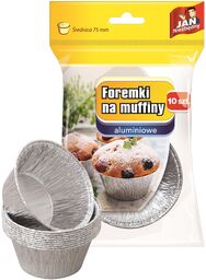 Sarantis Jan Niezbędny Foremki aluminiowe do pieczenia muffinek