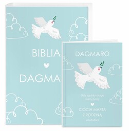 Biblia w etui z nadrukiem dla dziewczynki