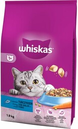 WHISKAS Karma dla kota z Pysznym tuńczykiem 1.9