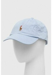 Polo Ralph Lauren czapka z daszkiem kolor niebieski