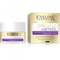 EVELINE GOLD&RETINOL Krem 50+ liftingujący