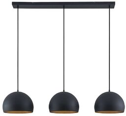 Lindby - Tarjei Lampa Wisząca L120 Black/Gold