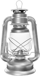 Lampa naftowa MFH Max Fuchs 28 cm Silver