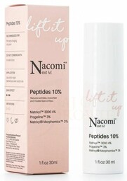 Liftingujące Serum Peptydowe 10%, LIFT IT UP, Nacomi