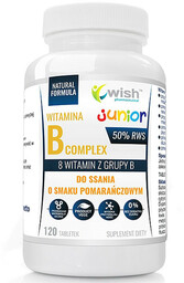 WISH Witamina B Complex Junior Do Ssania 120tabs