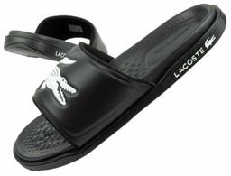 Klapki Lacoste Croco Dualiste M 20312 czarne