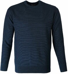 Męski Sweter Pako Jeans - Wełniany - Granatowy