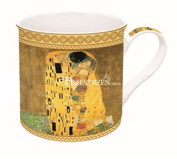 KUBEK PORCELANOWY - KLIMT - Pocałunek ART MASTERPIECE